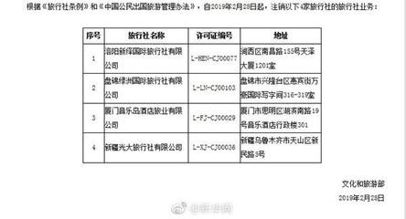 文化和旅游部强化出境游市场监管，16家旅行社业务资质被取消